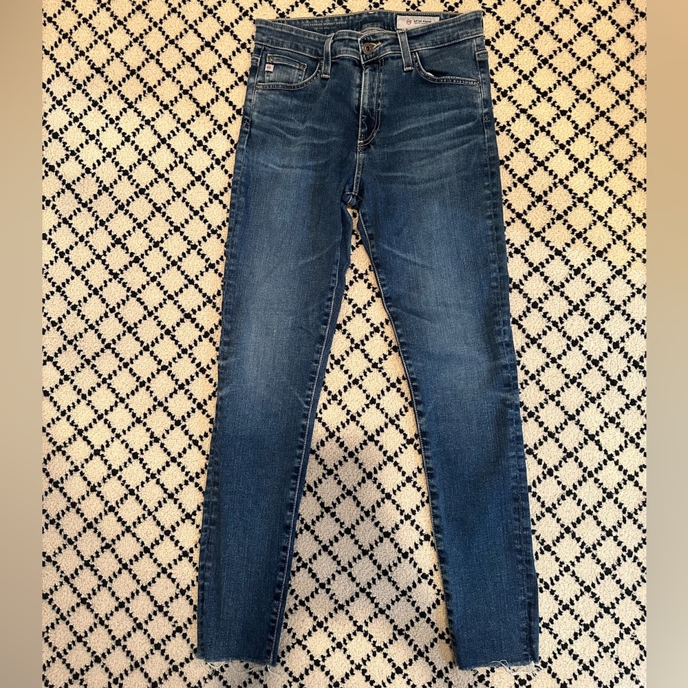 AG - The Farrah Skinny Ankle - high rise skinny ankle